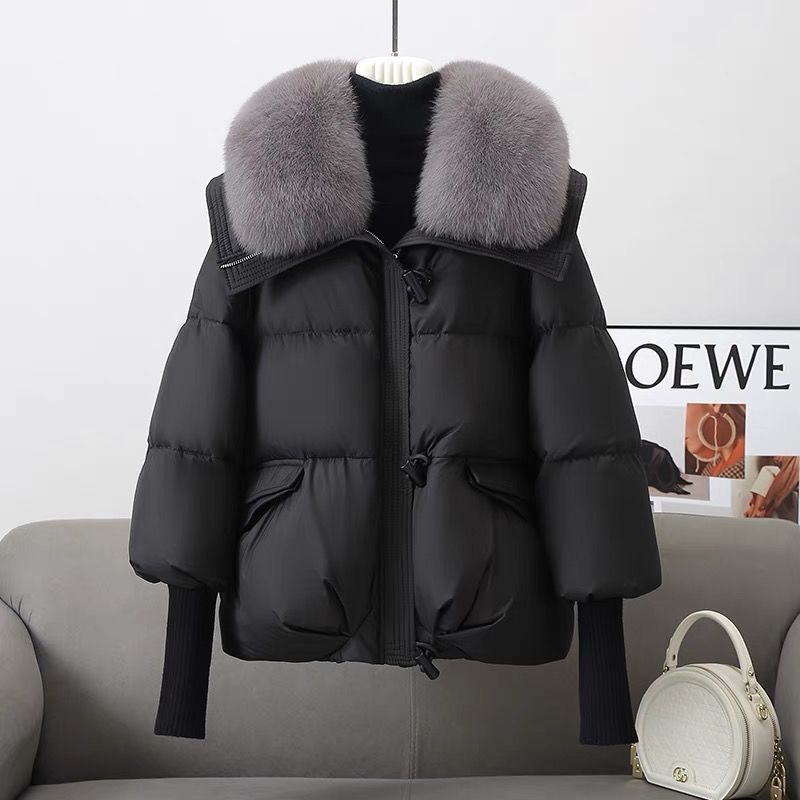 Fur Collar Cotton-padded Jacket