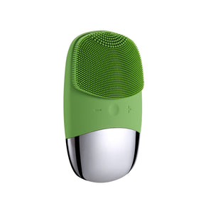 Mini Electric Silicone Face Cleansing Brush & Massager