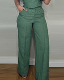 Summer Sleeveless Vest & Pants Set