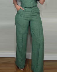 Summer Sleeveless Vest & Pants Set