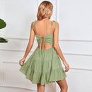 Women's Sleeveless Sling Holiday Dress Tube Top Casual Beach Dress