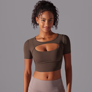 Double-Layer Yoga Top