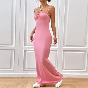 Spaghetti Straps Maxi Dress