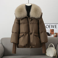 Fur Collar Cotton-padded Jacket