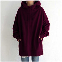 Fuzzy Full-Zip Sport Hoodie
