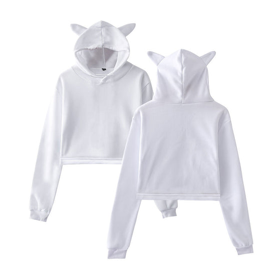 Women’s Crop Hoodie – Trendy Streetwear Pullover