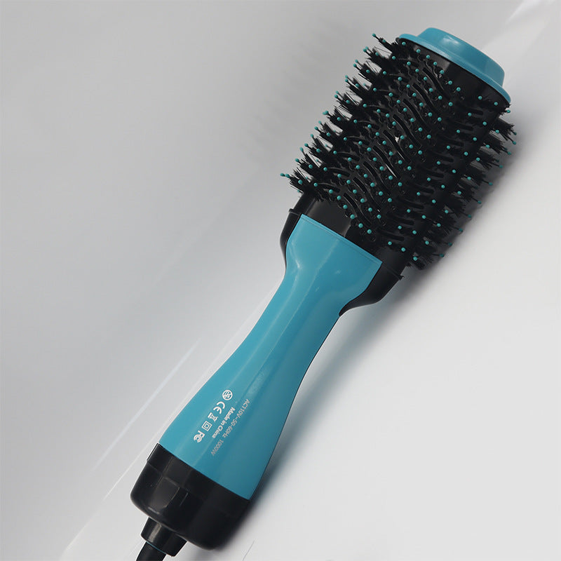 Three-in-one Hair Dryer Air Brush Blowing Combs Roll Straight