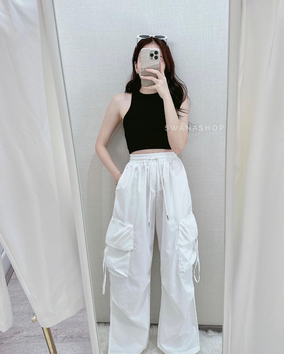 High Waist Retro Quick-drying Overalls For Women