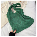 Solid Color Bag Knitted Bags Hollow Woven