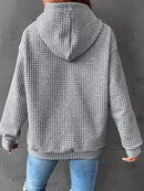 Casual Solid Color Long-sleeved Sweater