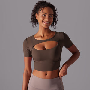 Double-Layer Yoga Top