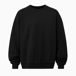 Suede Heavy Round Neck Sweater