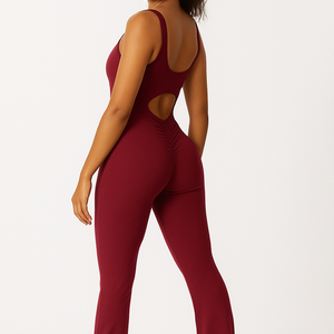 FlareFit Women’s Sleeveless trendy Jumpsuit